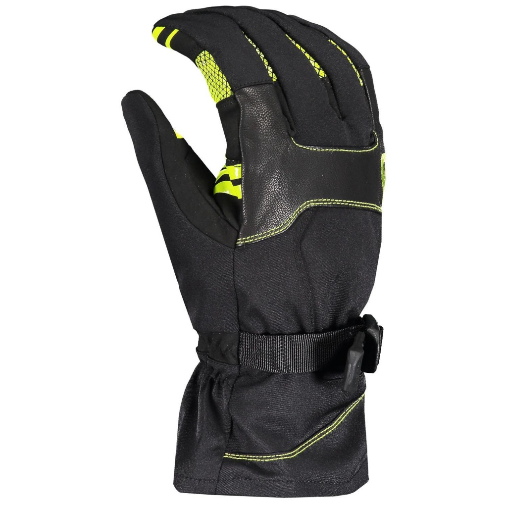 Scott Cubrick Hansker - Sort/Lime, S