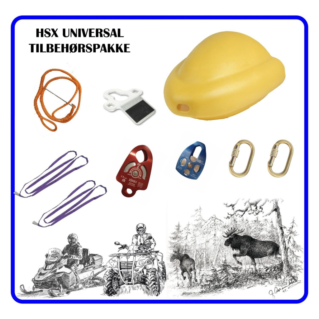 HSX Tilbehørspakke for skogbruk, jakt og offroad