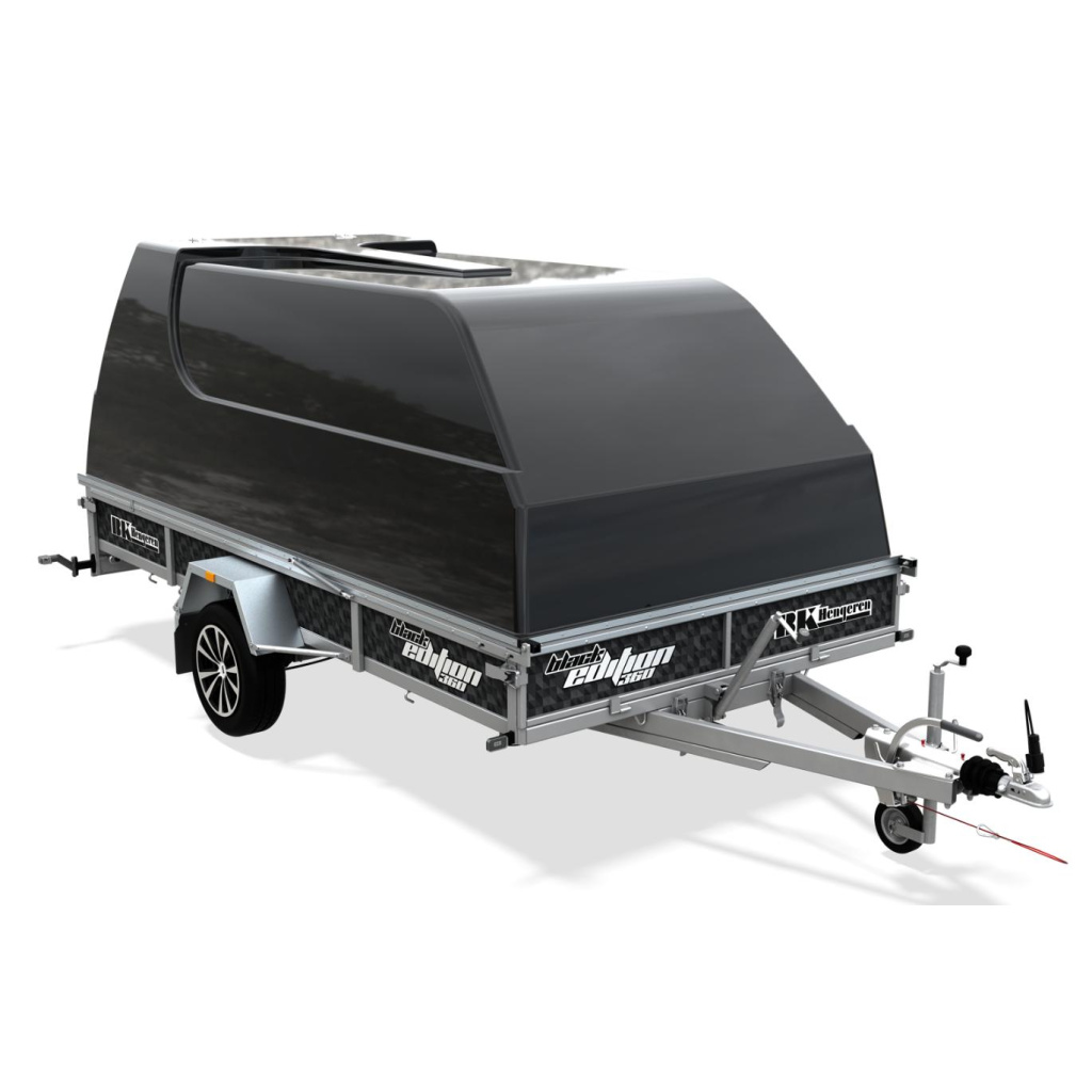 BK Glassfibertopp PL1336-2T u/åpn Sort