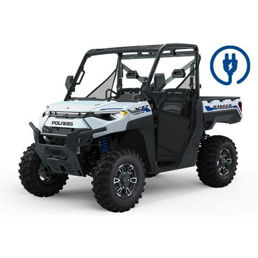 POLARIS Ranger XP Kinetic Premium, Full Size, Icy White Pearl (T1a/T1b) 2024