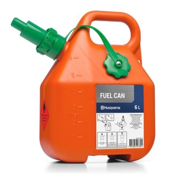 HUSQVARNA Bensinkanne 6 liter, orange