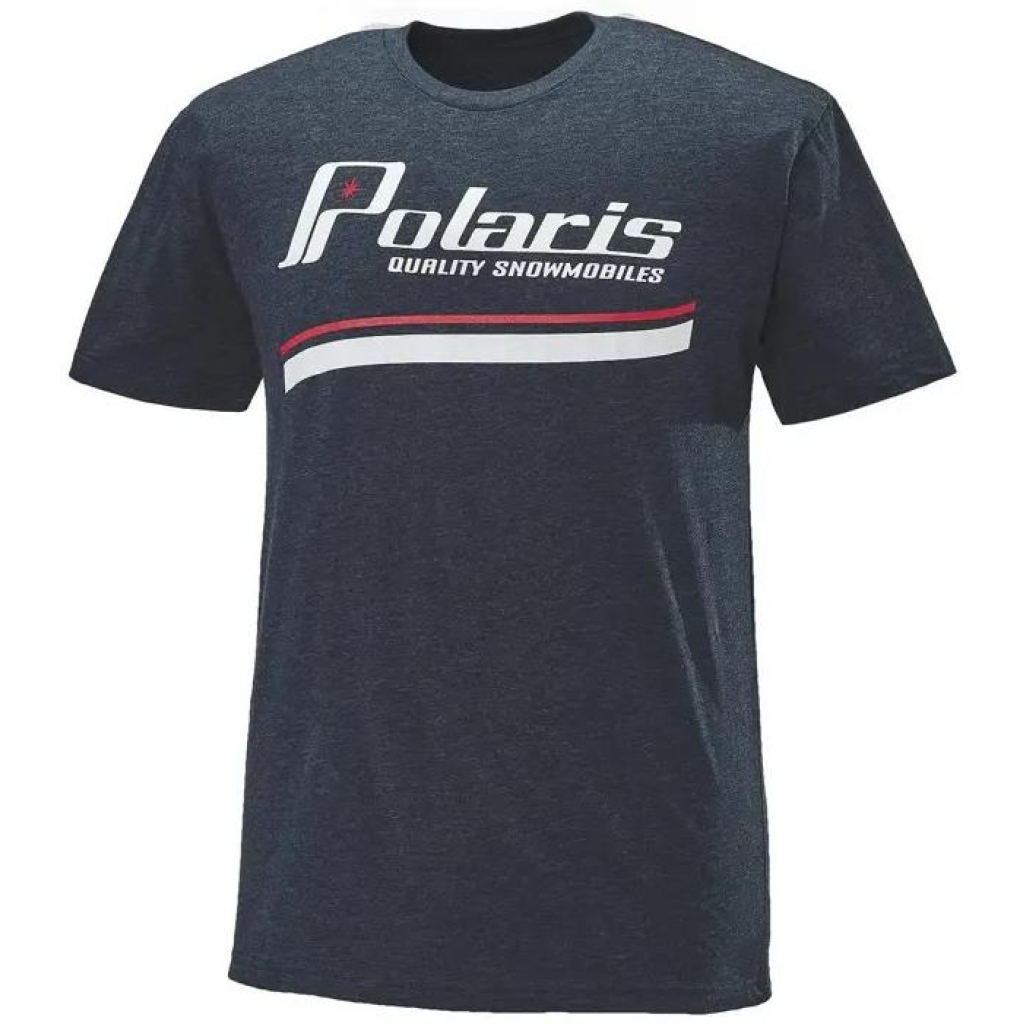 POLARIS Men's Heritage T-Shirt with Polaris Logo, Farge: Marine, Størrelse: XL