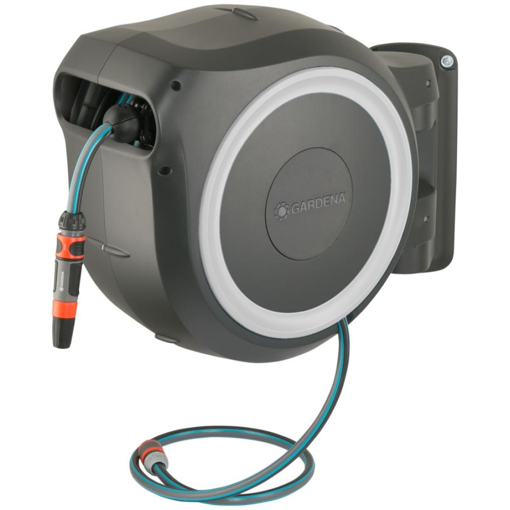 GARDENA Hvit Veggslangeboks Rollup L