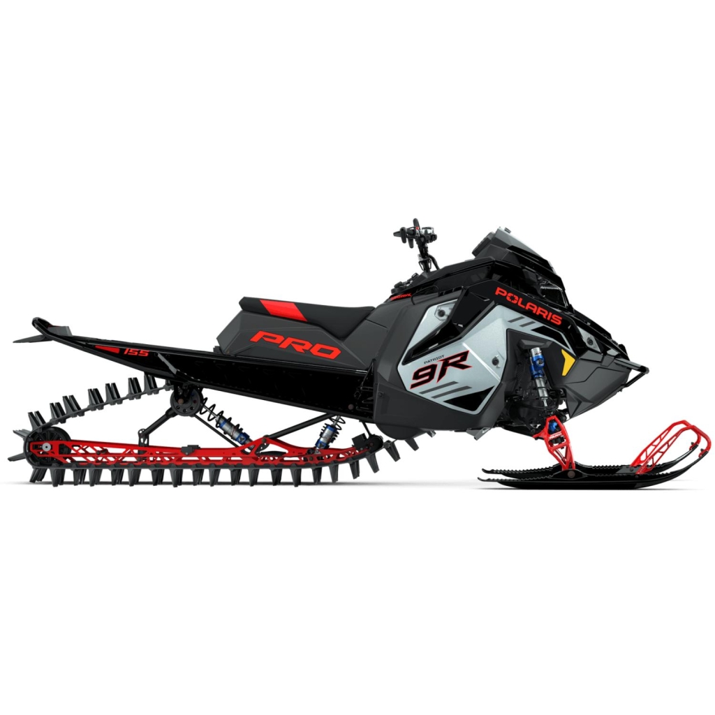 POLARIS 9R RMK PRO 155 Black Painted Frost Silver (2026)