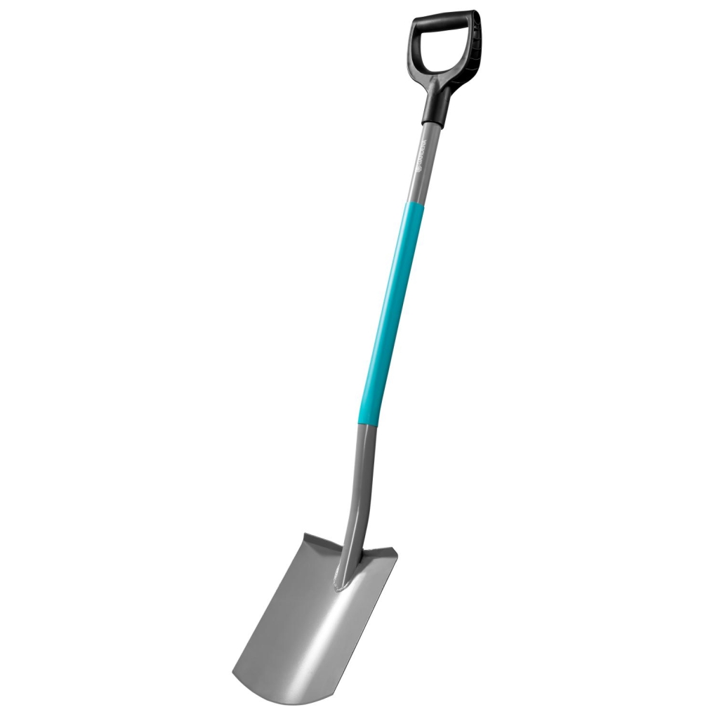 GARDENA ClassicLine spade, spade til hagen, D-håndtak, med fotstøtte, stål
