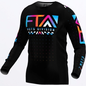 FXR Stylz Youth Jersey, Color: Aftershock, Size: M
