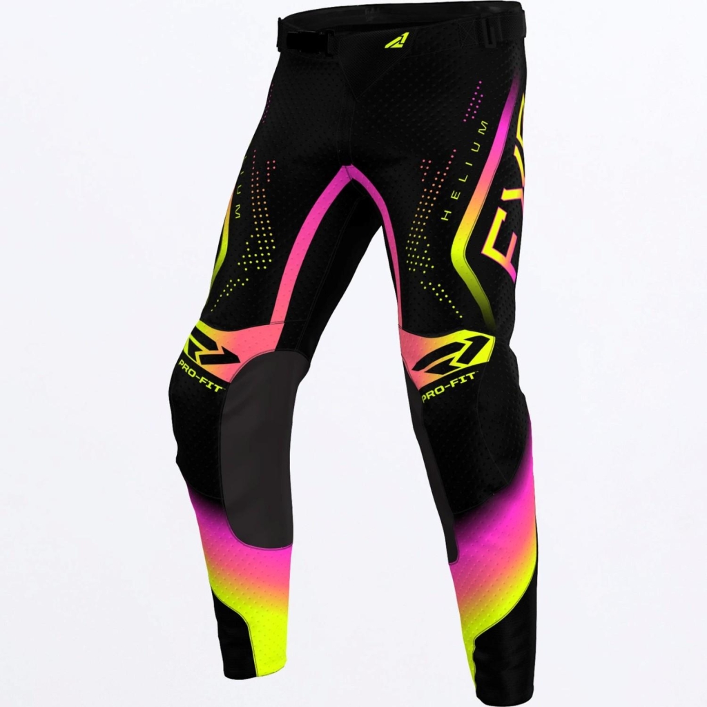 FXR Youth Helium MX Pant, Color: Pink Lemonade, Size: 24