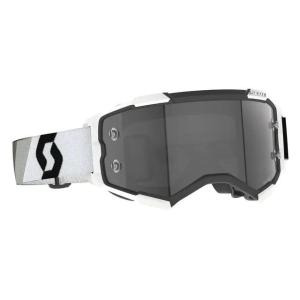 Scott Fury MX Brille LS - Pr-Sort/Hvit