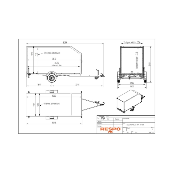 RESPO RCR 3575-17 Skaphenger - Bilde 3