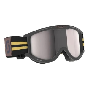 Scott 89X Era Retro Brille - Sort/Beige, Sølv Chrome Linse