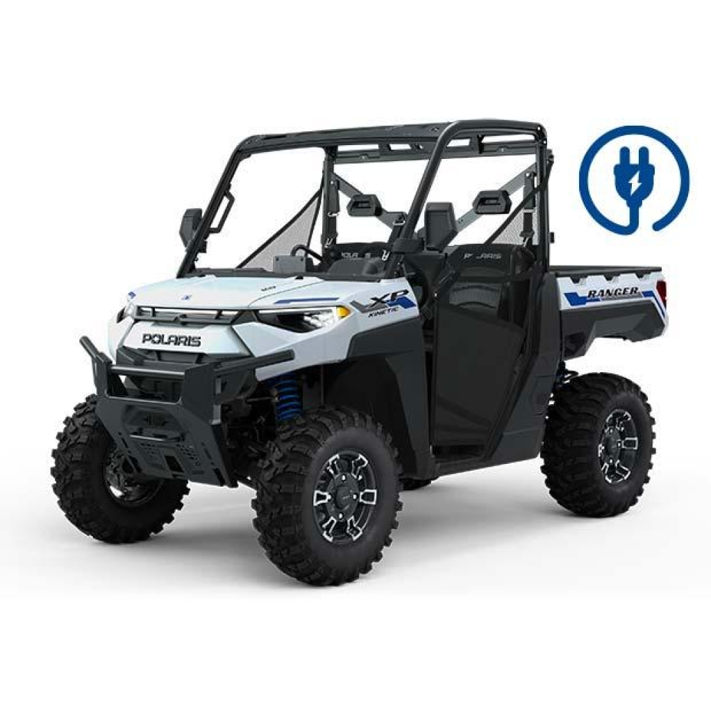 POLARIS Ranger XP Kinetic Ultimate, Full Size, Icy White Pearl (T1a/T1b) 2024