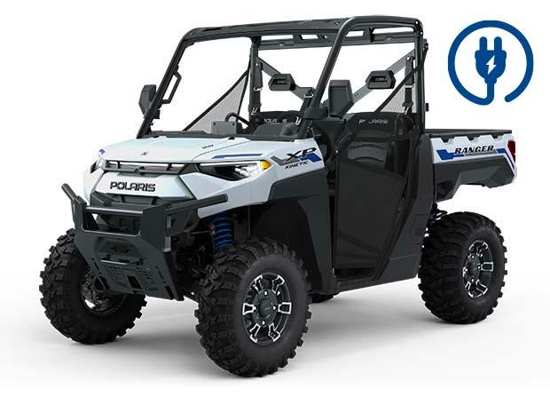 POLARIS Ranger XP Kinetic Ultimate, Full Size, Icy White Pearl (T1a/T1b) 2024