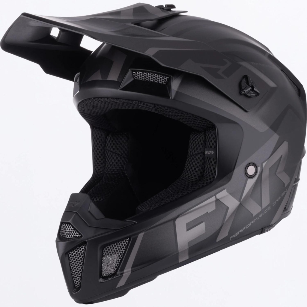 FXR Youth Clutch Evo Helmet, Color: Black Ops, Size: S