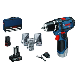BOSCH Bor-/ skrutrekker GSR 12-2-LI med tilbehør