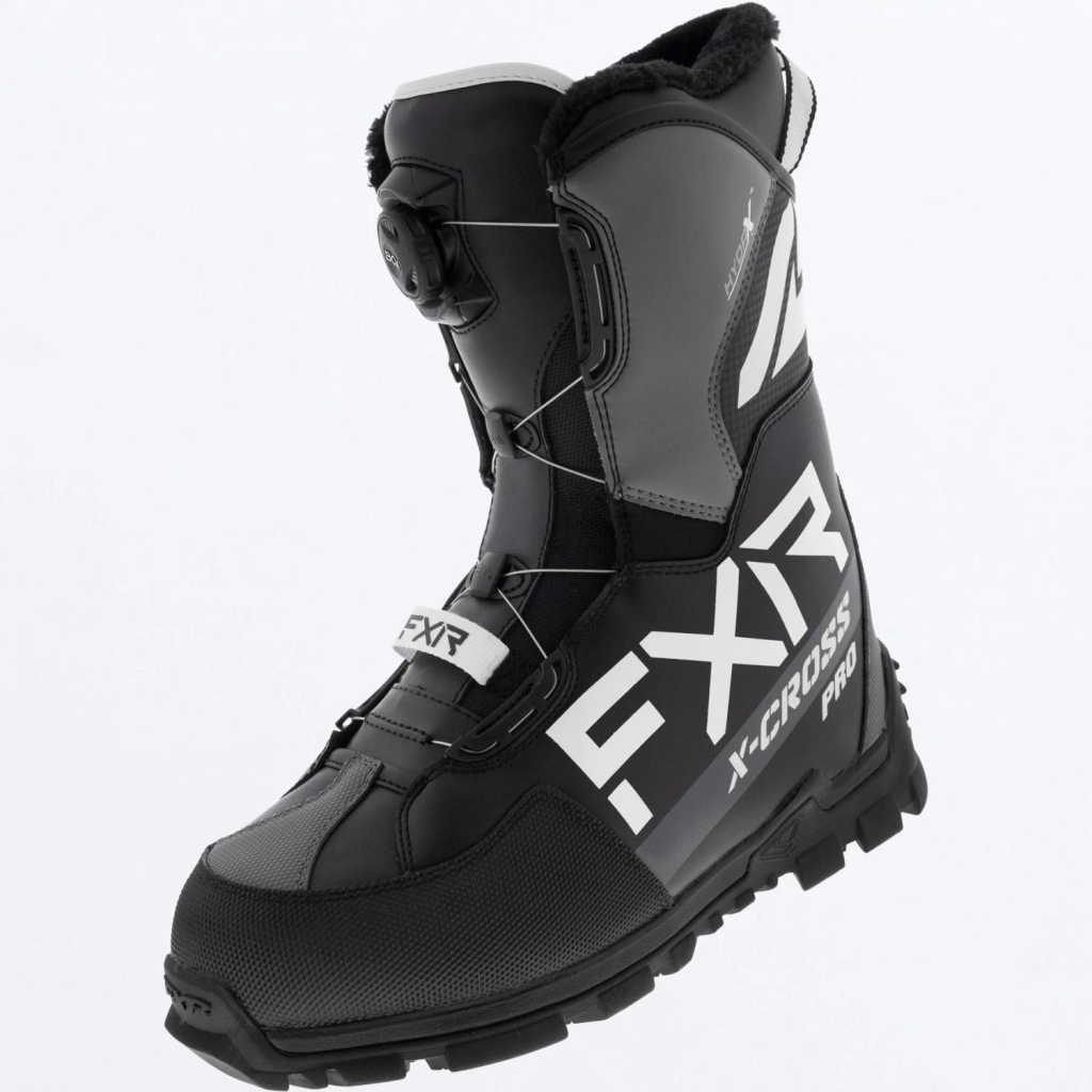 FXR X-Cross Pro BOA Boot. Color: Color: Black/White, Size: 43