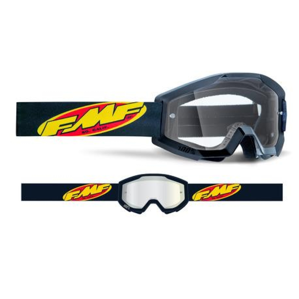 FMF POWERCORE Goggle Core Svart - Klar Lins