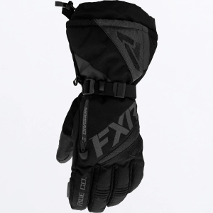 FXR Women's Fusion Glove, Color: Black/Charcoal, Size: M