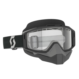 Scott Split OTG SX Brille - Sort/Hvit, Klar Linse