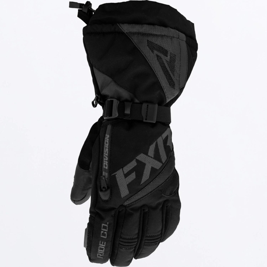 FXR Women's Fusion Glove, Color: Black/Charcoal, Size: XL