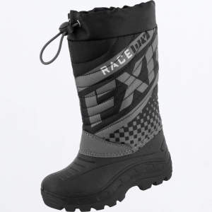 FXR Youth Boost Boot, Color: Black, Size: 32