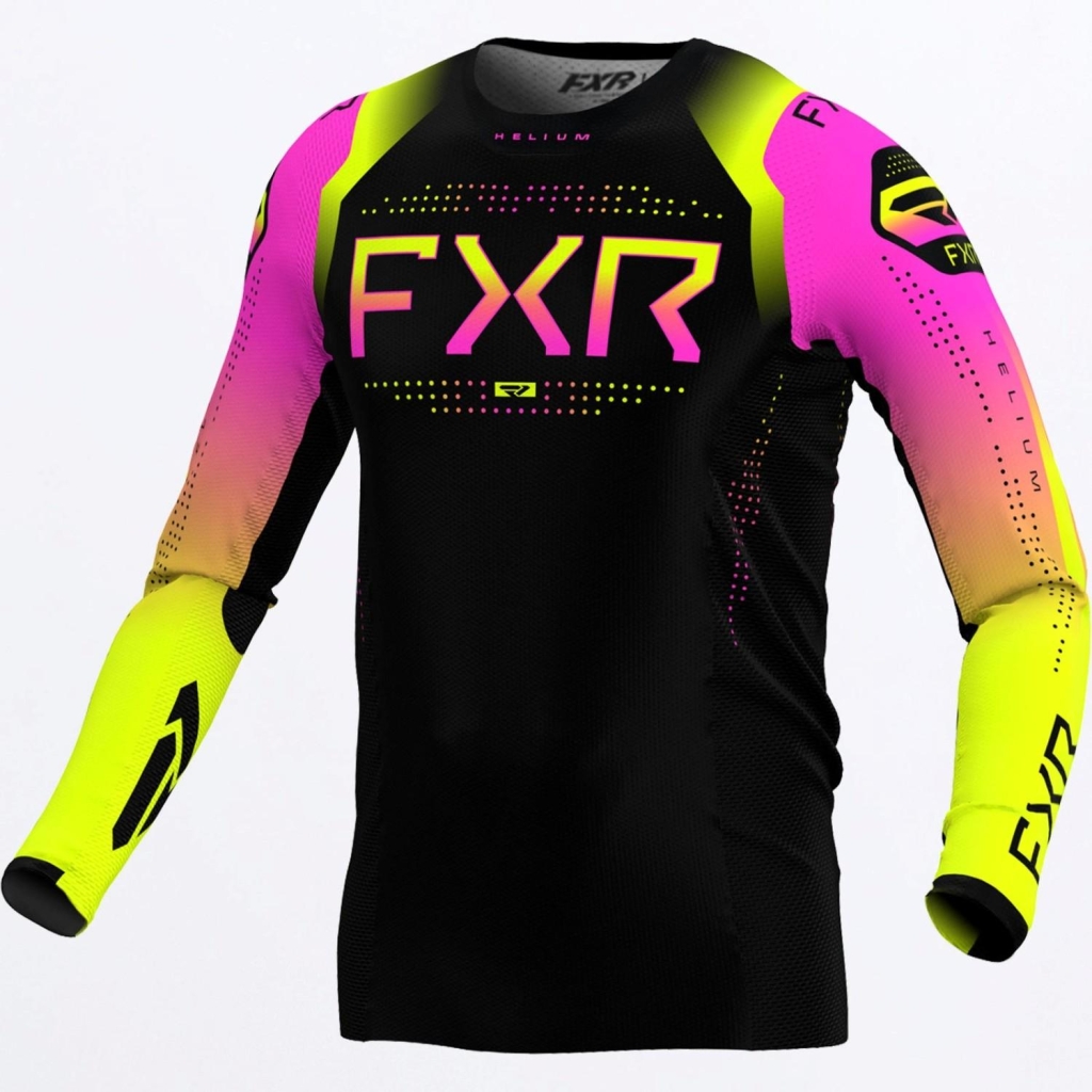 FXR Youth Helium MX Jersey, Color: Pink Lemonade, Size: M