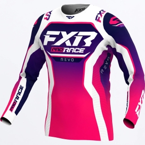 FXR Youth Revo MX Jersey, Color: Razz, Size: XL