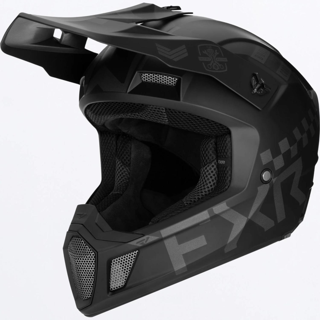 FXR Clutch Gladiator Helmet, Color: Black Ops, Size: XL