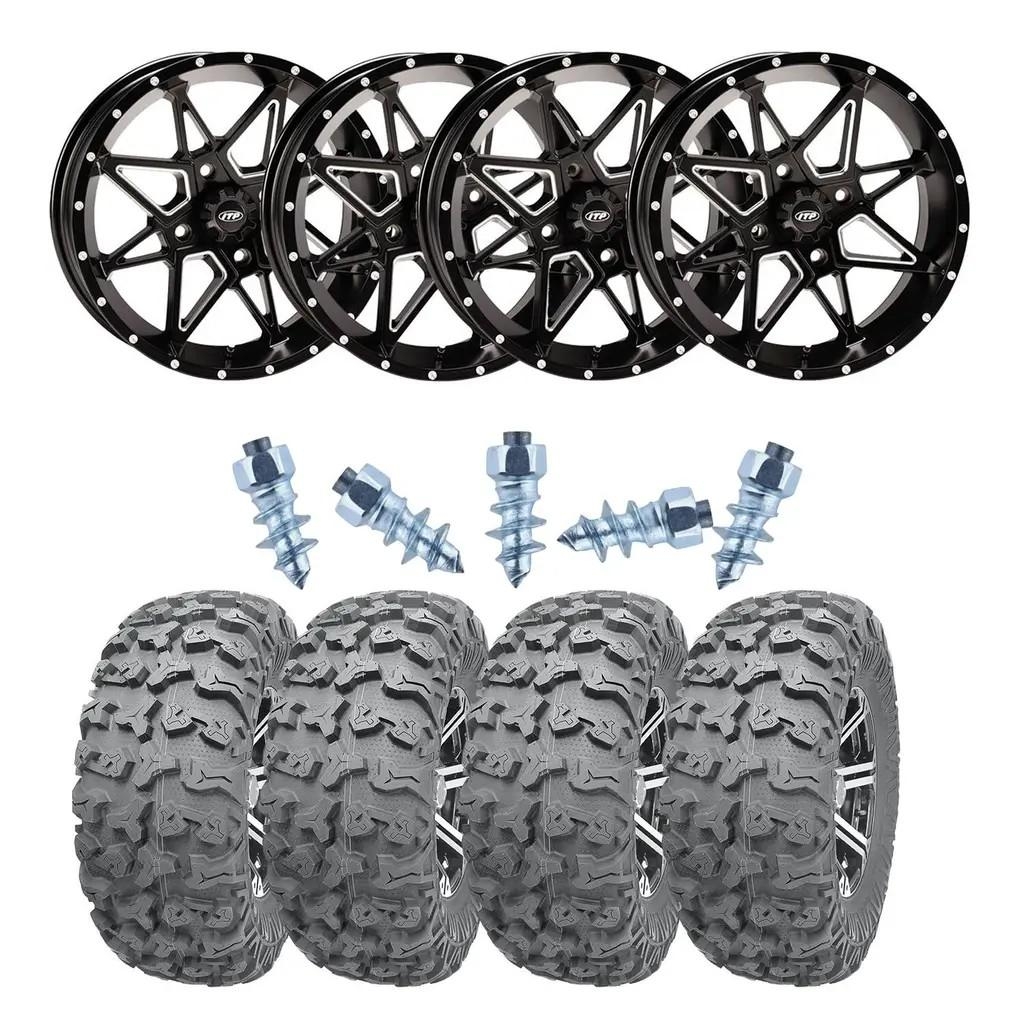 Pigghjulpakke 68 - Polaris 4x4- 30"/14'', Wanda P3036 E4, ITP Tornado