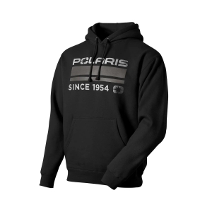 POLARIS Men's Block '54 Hoodie, Color: Black, Size: 2XL