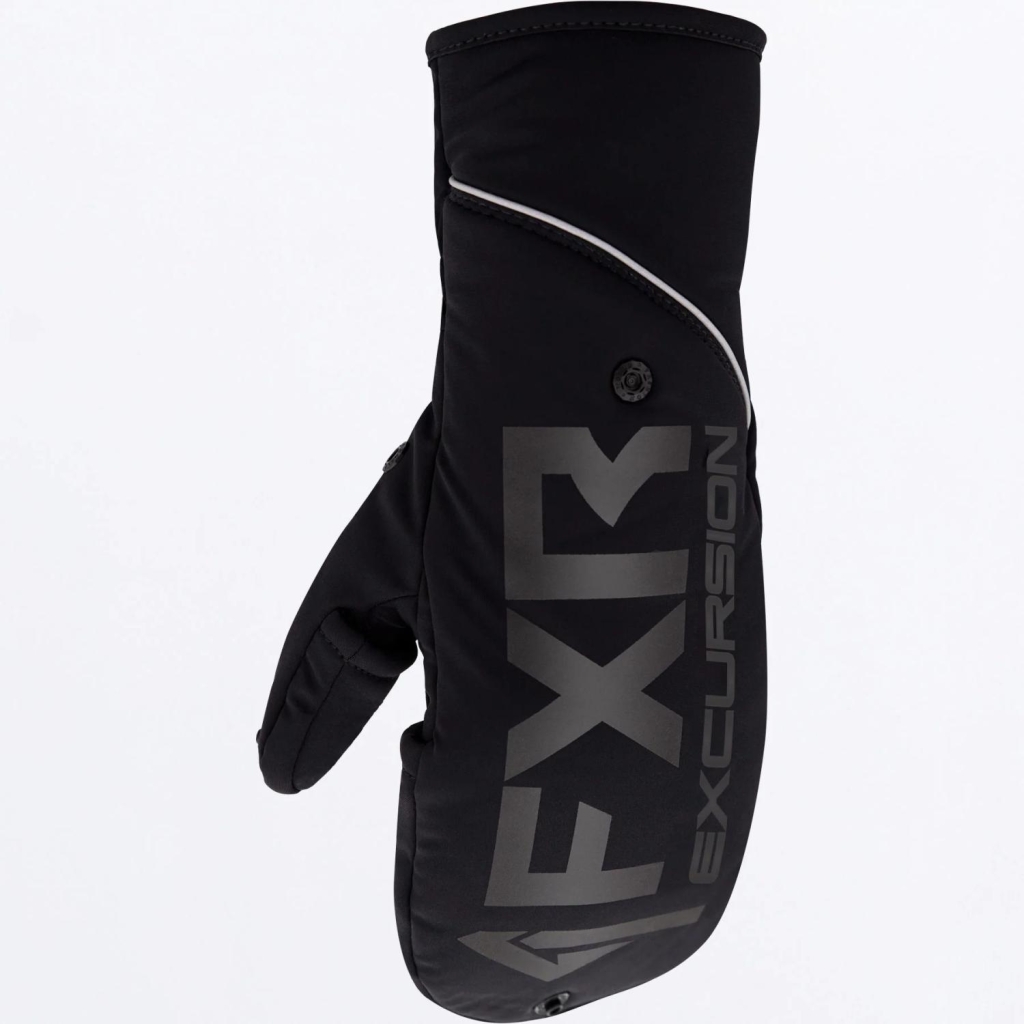 FXR Excursion Mitt, Color: Black, Size: M