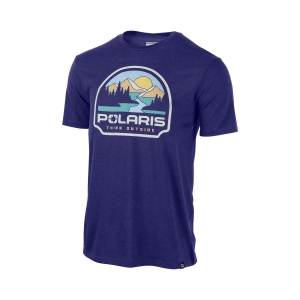 POLARIS Men's Half Dome Tee, Color: Navy, Size: S