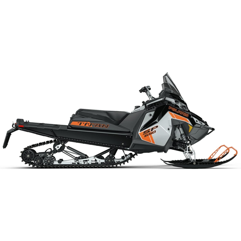 POLARIS 650 Titan SP 155, White Lightning / Gloss Black / Orange Burst (2027)