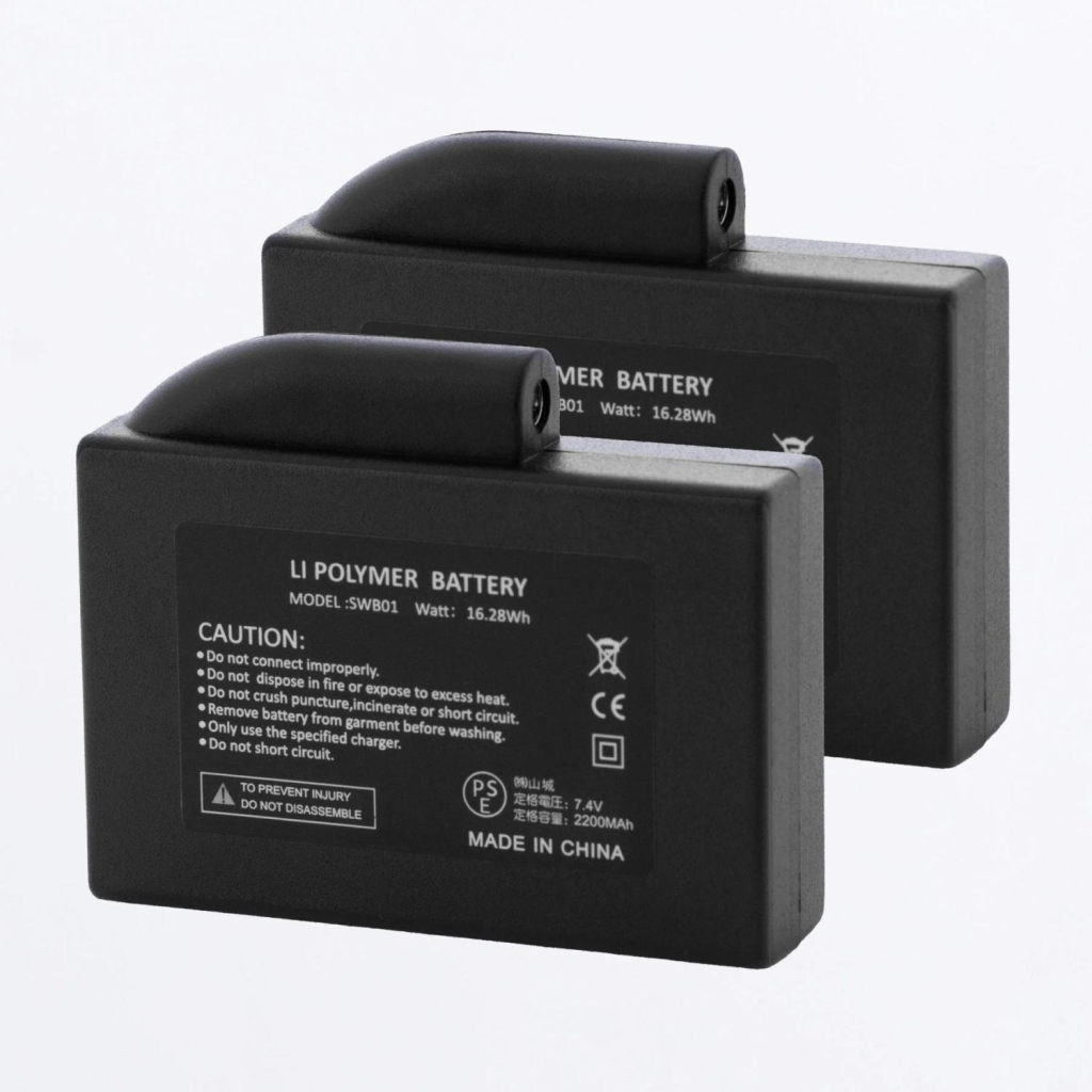 FXR Replacement Batteries, Color: Black, Size: 2 Pack