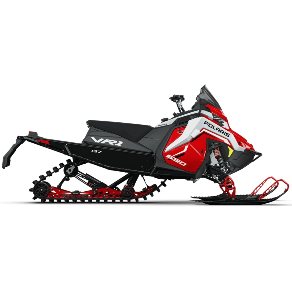 POLARIS 650 Indy VR1 DYNAMIX 137, White / Indy Red (2027)