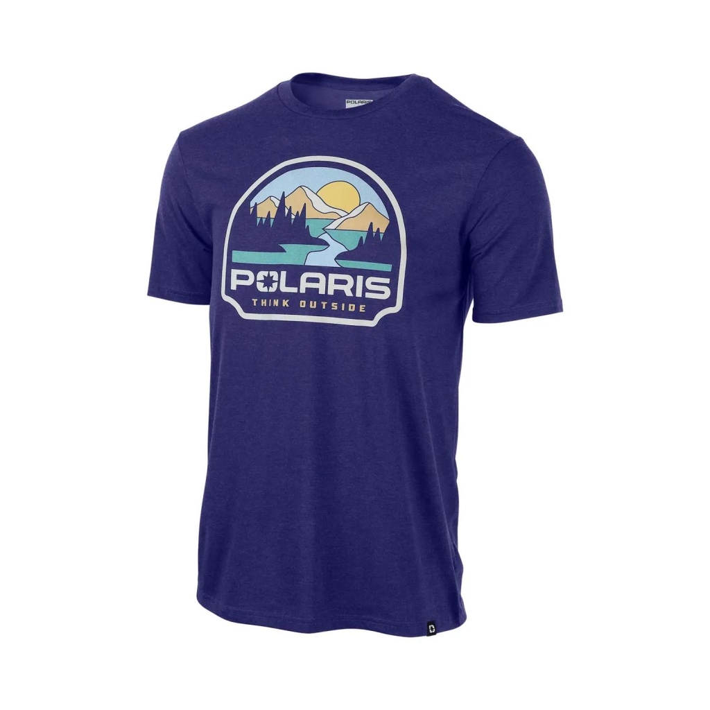 POLARIS Men's Half Dome Tee, Color: Navy, Size: L