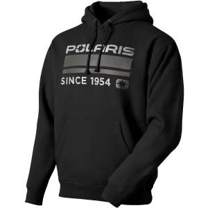 POLARIS Men's Block '54 Hoodie, Color: Black, Size: M