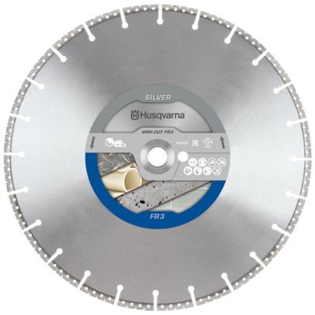 HUSQVARNA VARI-CUT™ FR3, Sølv, 250 mm, 25,4 mm