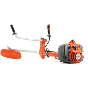 HUSQVARNA 555RXT ryddesag med trimmerhode og gressblad