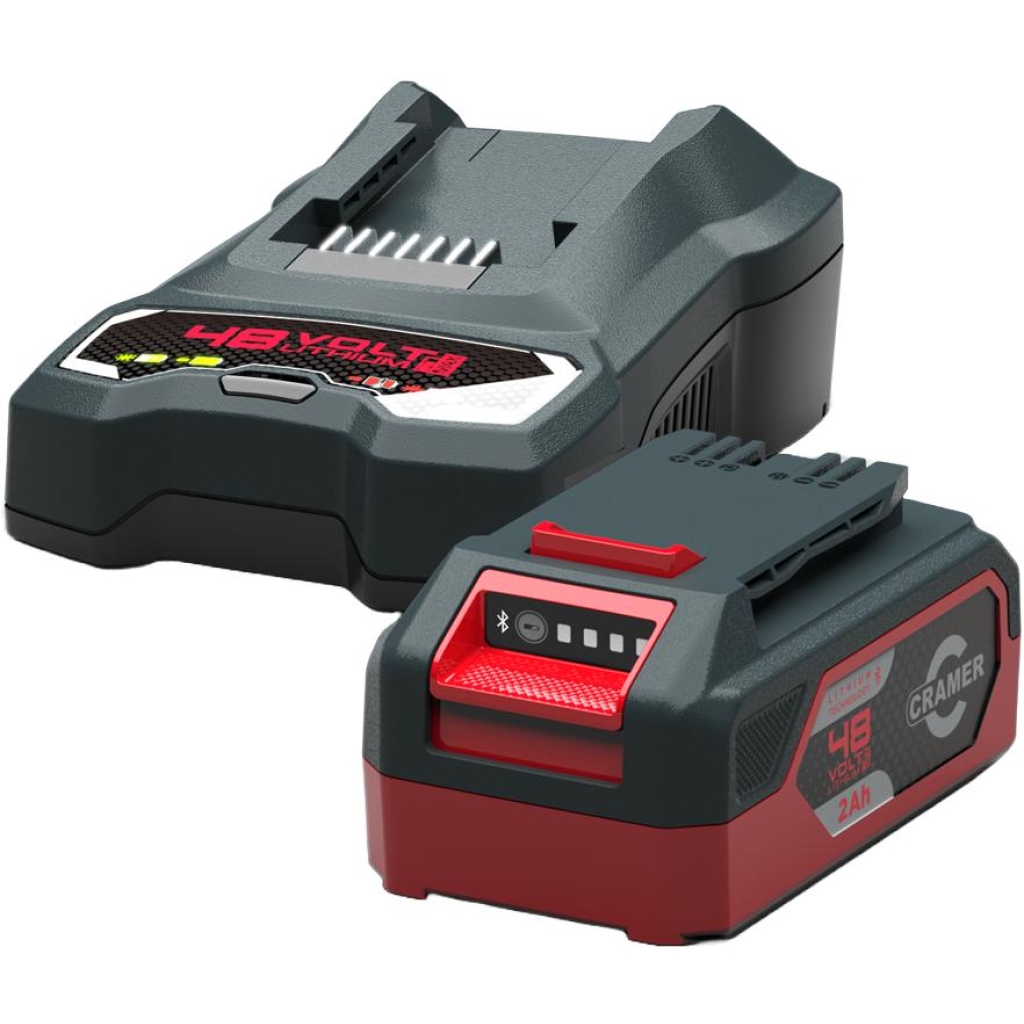 CRAMER 48C lader 1 spor og 48V96 batteri 48V/2Ah