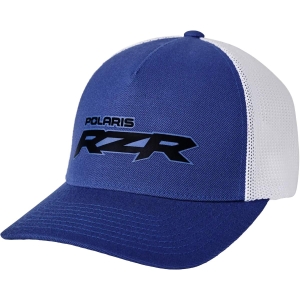 POLARIS RZR 3D Logo Trucker Cap, Color: Blue