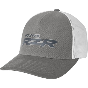 POLARIS RZR 3D Logo Trucker Cap, Color: Gray