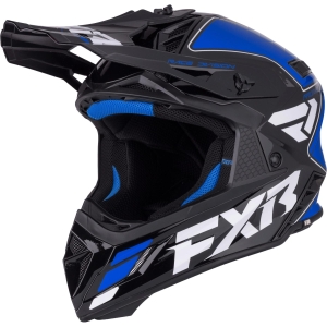 FXR Helium MX Helmet, Color: Blue/White, Size: XL