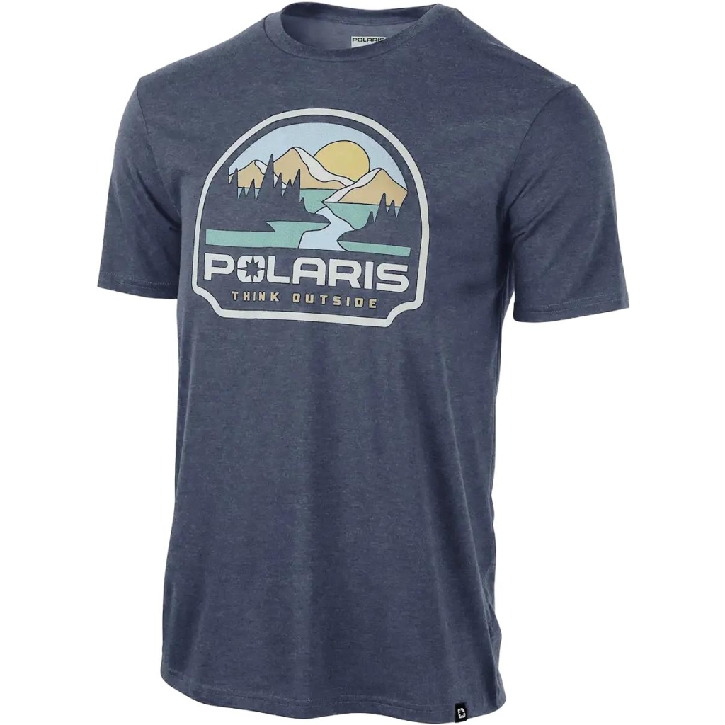 POLARIS Men's Half Dome Tee, Color: Navy, Size: 2XL
