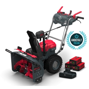 CRAMER 82SN61 snøfreser med 3x82V360/5Ah batteri/1x82C2 lader